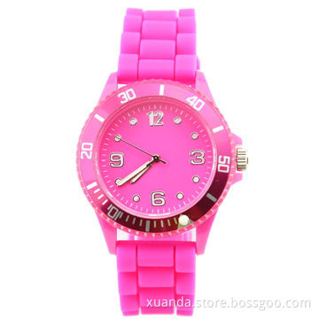 5ATM waterproof Japan movement silicone analog watches